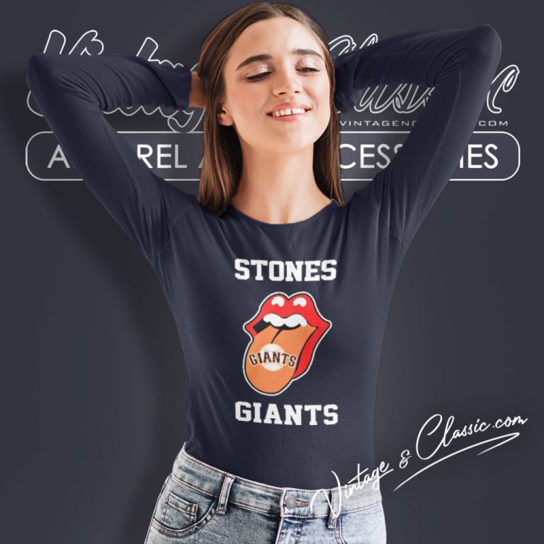 The Rolling Stone San Francisco Giants Lips Long Sleeve Tee The Rolling Stone San Francisco Giants Lips Long Sleeve Tee