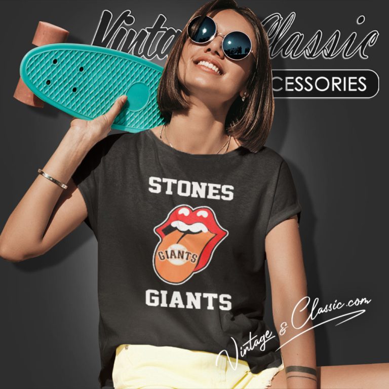 The Rolling Stone San Francisco Giants Lips Women T Shirt The Rolling Stone San Francisco Giants Lips Women T Shirt