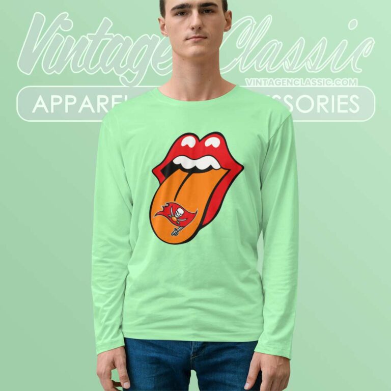 The Rolling Stone Tampa Bay Buccaneers Lips 2023 Long Sleeve Tee The Rolling Stone Tampa Bay Buccaneers Lips 2023 Long Sleeve Tee