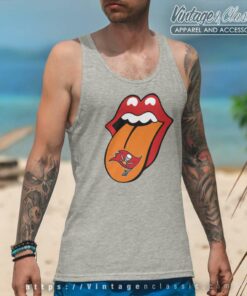 The Rolling Stone Tampa Bay Buccaneers Lips 2023 Tank Top Racerback
