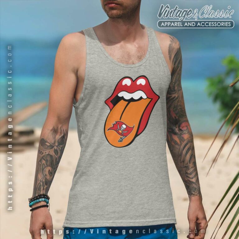 The Rolling Stone Tampa Bay Buccaneers Lips 2023 Tank Top Racerback The Rolling Stone Tampa Bay Buccaneers Lips 2023 Tank Top Racerback