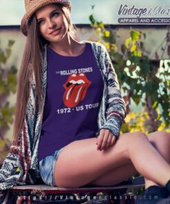 The Rolling Stones 1972 Us Tour Shirt 7 The Rolling Stones 1972 Us Tour Women TShirt
