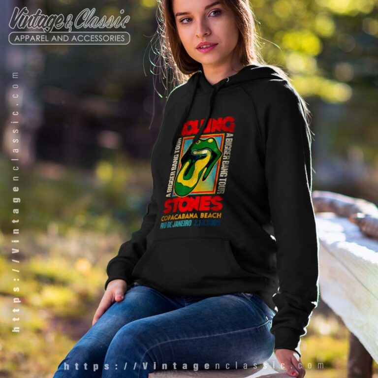The Rolling Stones A Bigger Bang Copacabana Tour Hoodie The Rolling Stones A Bigger Bang Copacabana Tour Hoodie