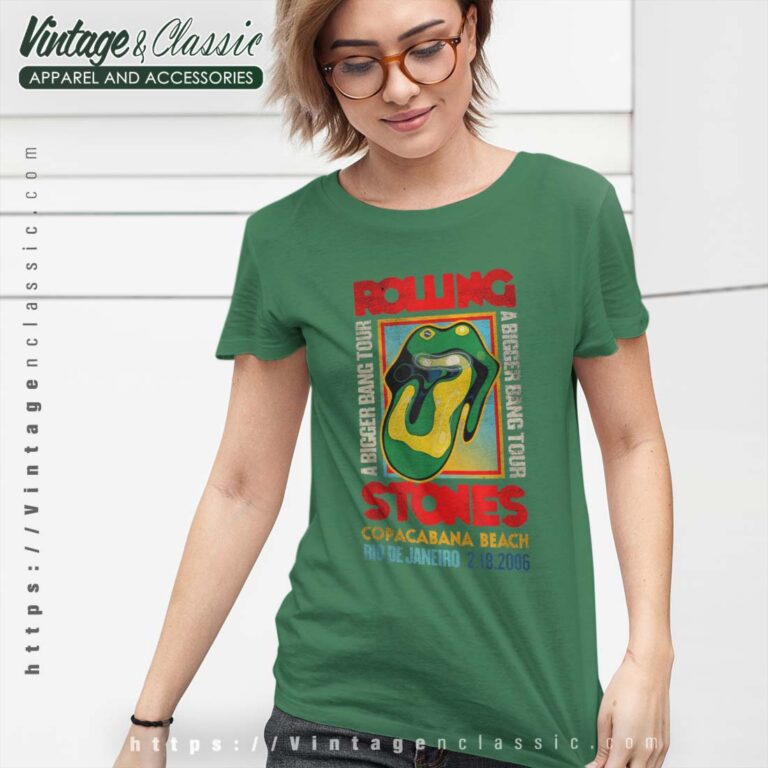 The Rolling Stones A Bigger Bang Copacabana Tour Tshirt The Rolling Stones A Bigger Bang Copacabana Tour Tshirt