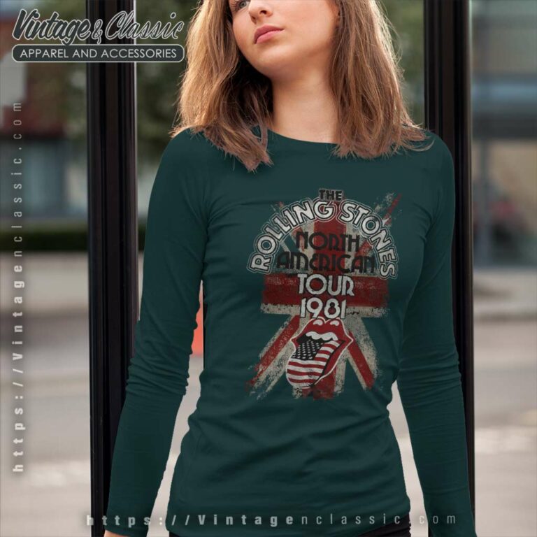 The Rolling Stones American Tour 1981 Long Sleeve Tee The Rolling Stones American Tour 1981 Long Sleeve Tee