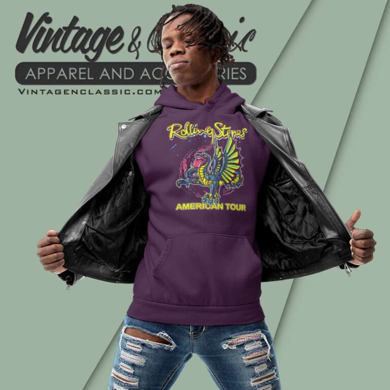 The Rolling Stones American Tour Dragon Hoodie The Rolling Stones American Tour Dragon Hoodie