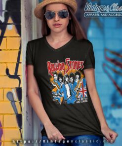 The Rolling Stones American Tour V Neck TShirt