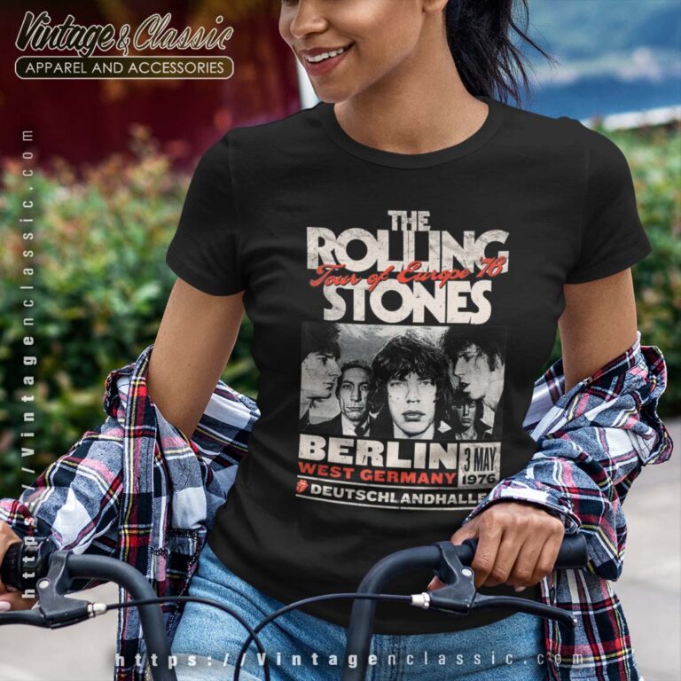 The Rolling Stones Berlin 76 Premium Shirt The Rolling Stones Berlin 76 Premium Shirt