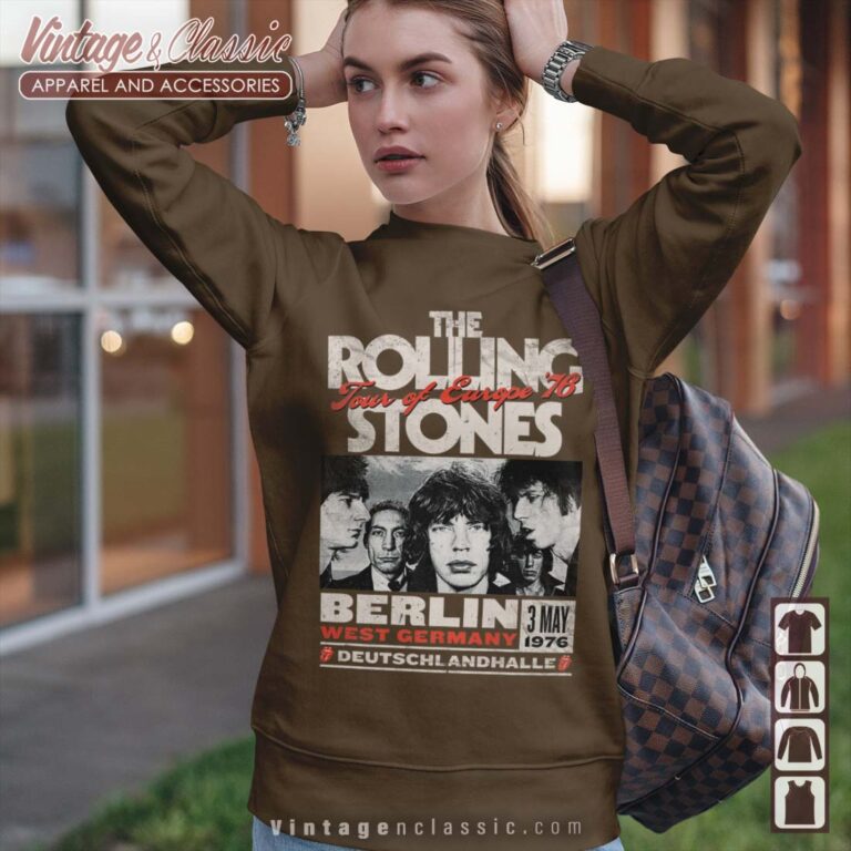 The Rolling Stones Berlin 76 Premium Sweatshirt The Rolling Stones Berlin 76 Premium Sweatshirt