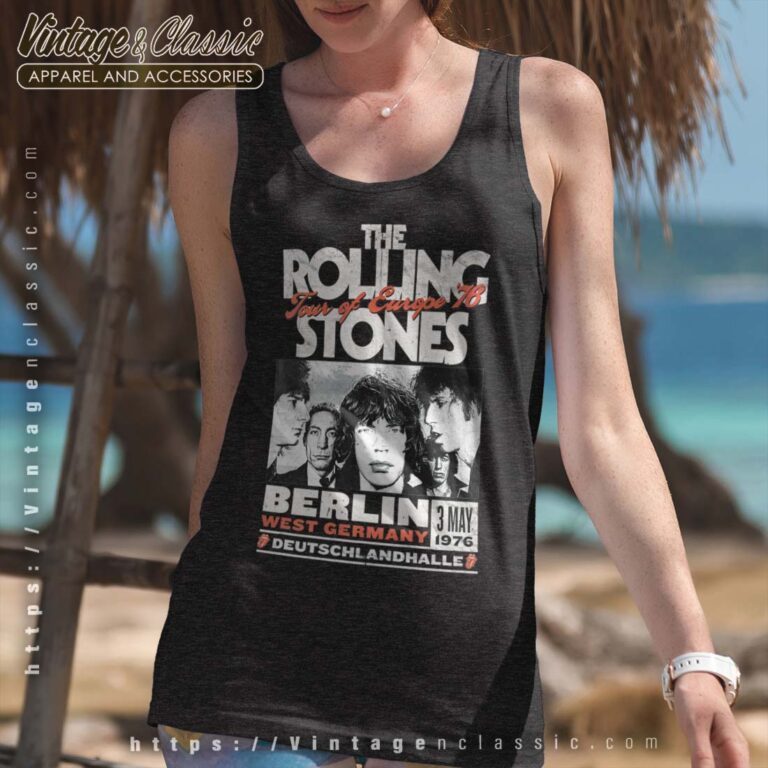 The Rolling Stones Berlin 76 Premium Tanktop The Rolling Stones Berlin 76 Premium Tanktop