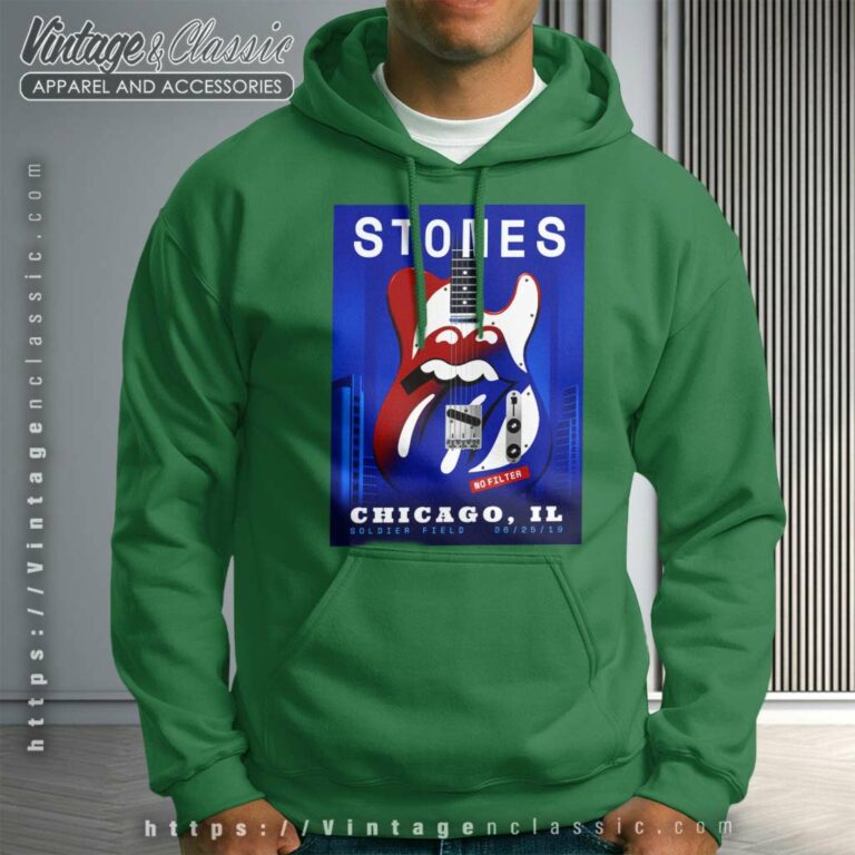The Rolling Stones Chicago Il June Hoodie The Rolling Stones Chicago Il June Hoodie