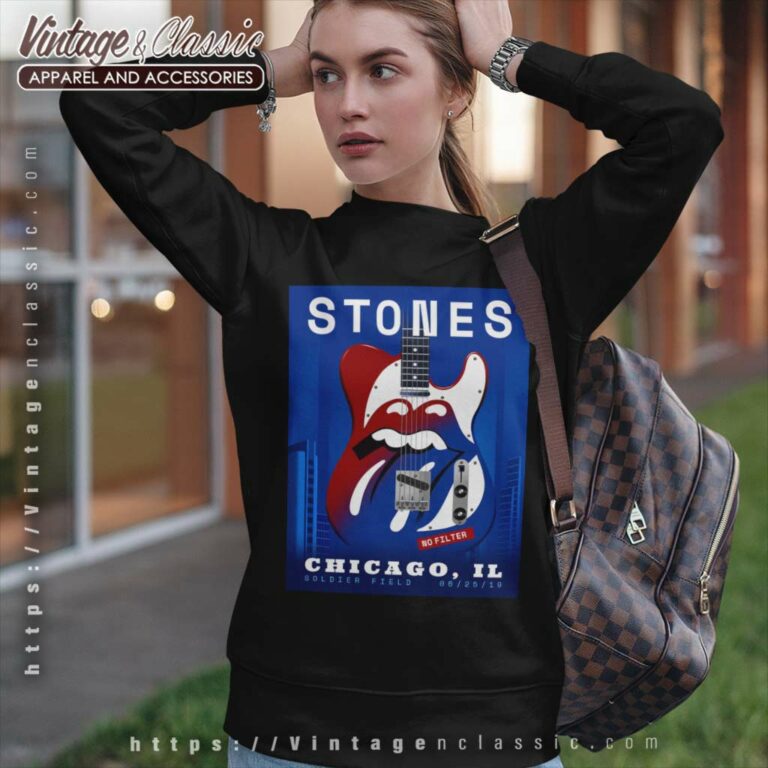 The Rolling Stones Chicago Il June Sweatshirt The Rolling Stones Chicago Il June Sweatshirt