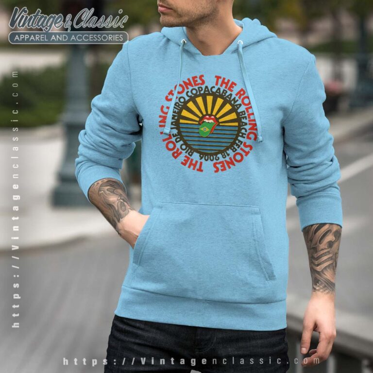 The Rolling Stones Copacabana Beach Hoodie The Rolling Stones Copacabana Beach Hoodie