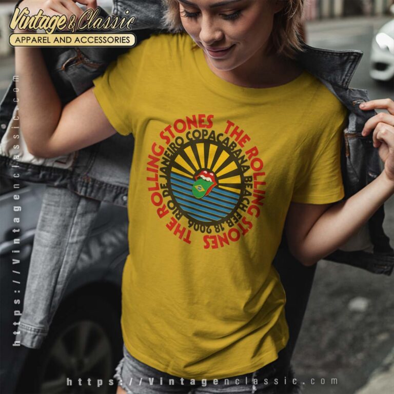 The Rolling Stones Copacabana Beach Tshirt The Rolling Stones Copacabana Beach Tshirt