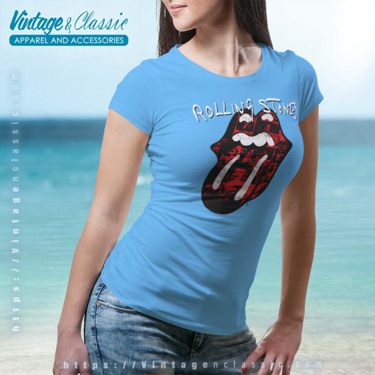 The Rolling Stones Exile Collage Tongue Tshirt The Rolling Stones Exile Collage Tongue Tshirt