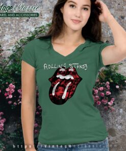 The Rolling Stones Exile Collage Tongue Vneck