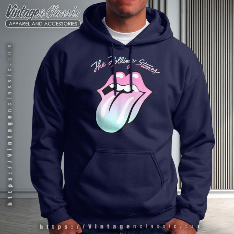 The Rolling Stones Gradient Tongue Hoodie The Rolling Stones Gradient Tongue Hoodie