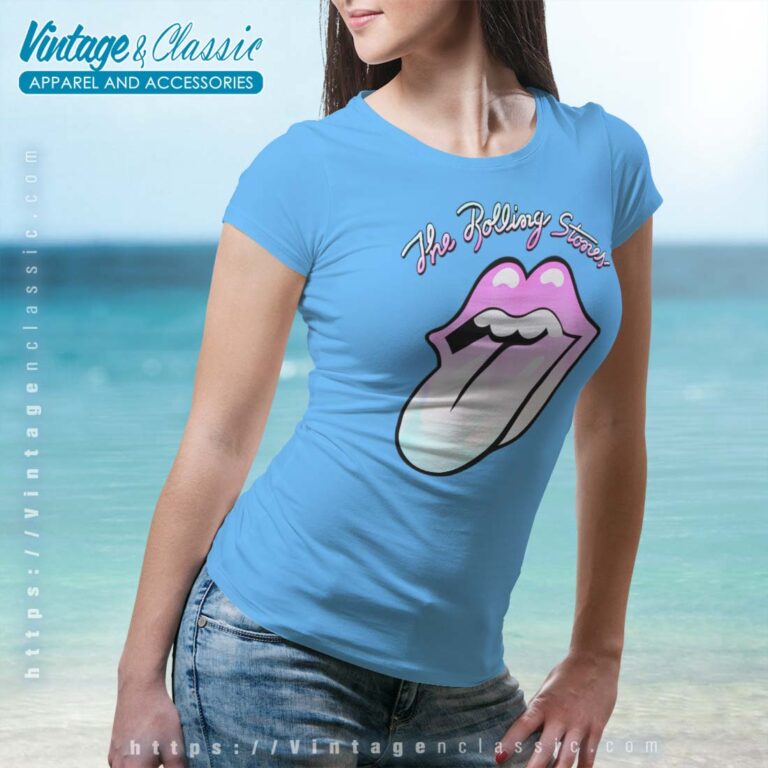 The Rolling Stones Gradient Tongue Shirt The Rolling Stones Gradient Tongue Shirt