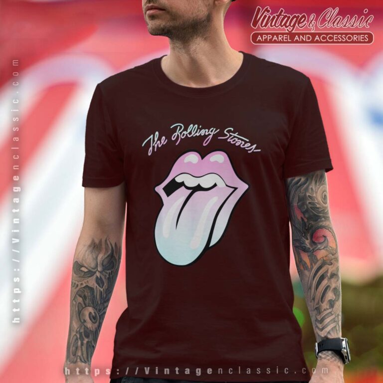 The Rolling Stones Gradient Tongue Tshirt The Rolling Stones Gradient Tongue Tshirt