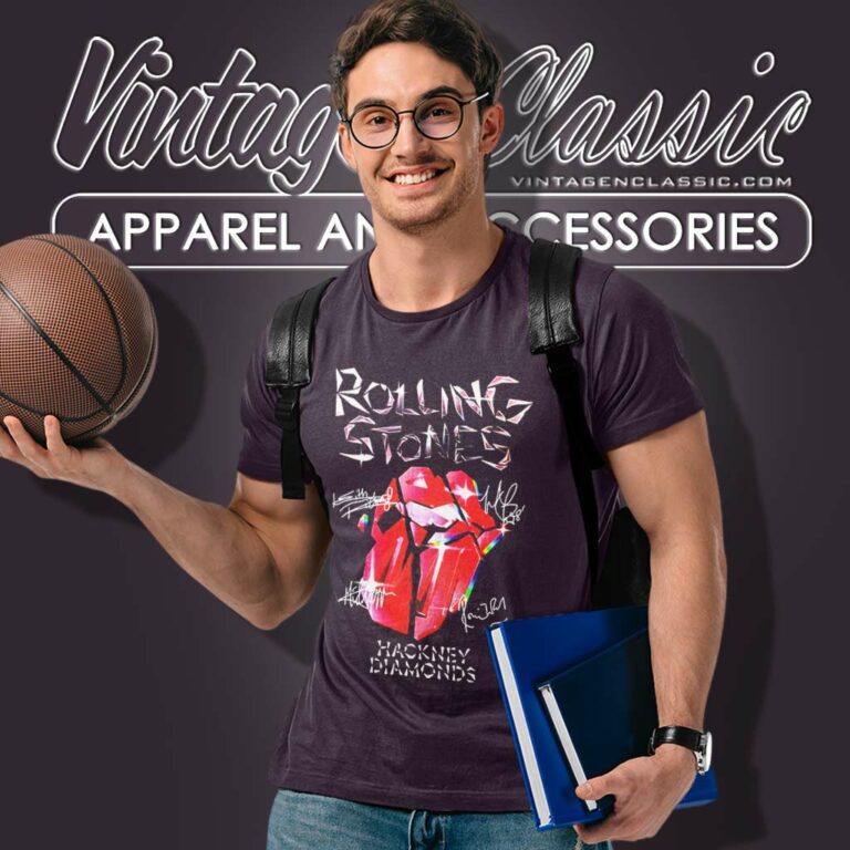 The Rolling Stones Hackney Diamonds Signature T Shirt The Rolling Stones Hackney Diamonds Signature T Shirt