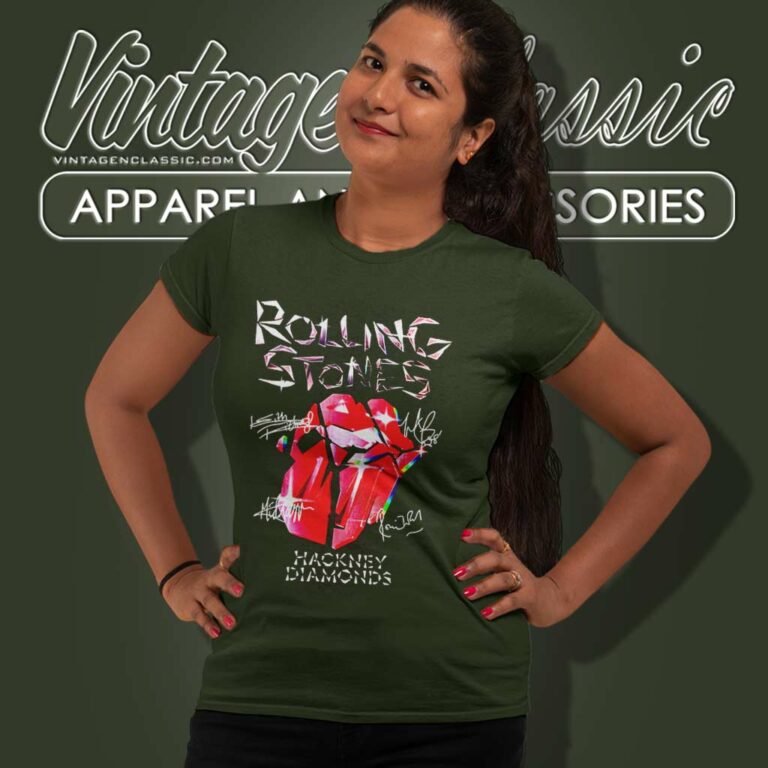 The Rolling Stones Hackney Diamonds Signature Women TShirt The Rolling Stones Hackney Diamonds Signature Women TShirt