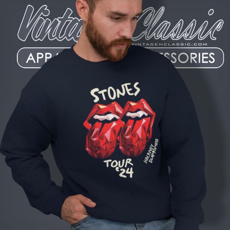 The Rolling Stones Hackney Diamonds Tour 2024 Sweatshirt The Rolling Stones Hackney Diamonds Tour 2024 Sweatshirt