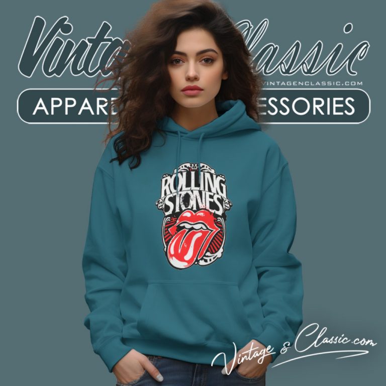 The Rolling Stones Icon Graphic Hoodie The Rolling Stones Icon Graphic Hoodie