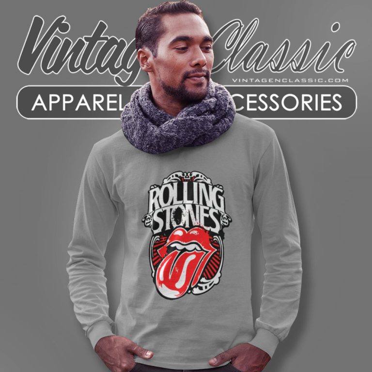 The Rolling Stones Icon Graphic Long Sleeve Tee The Rolling Stones Icon Graphic Long Sleeve Tee