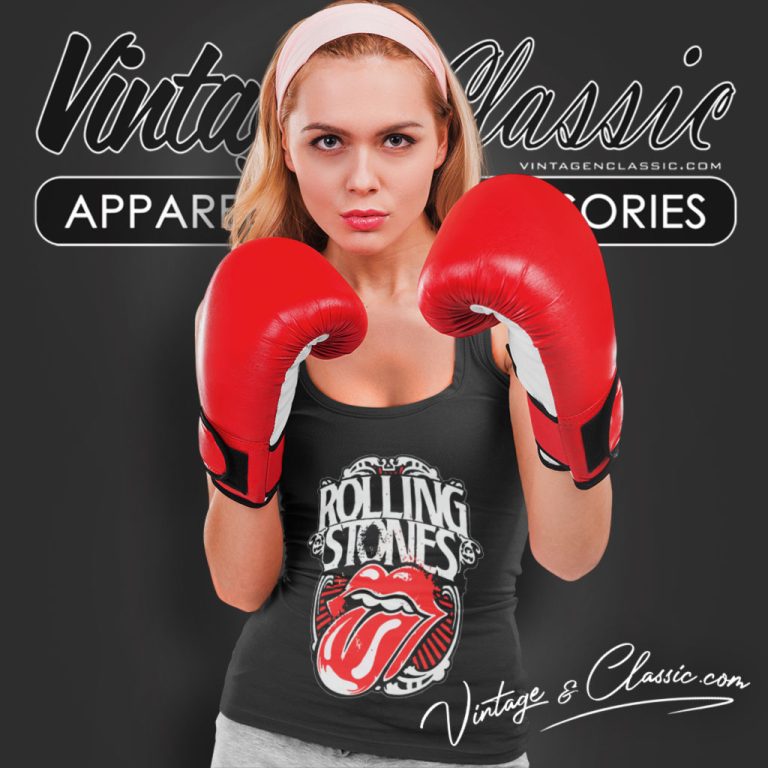 The Rolling Stones Icon Graphic Tank Top Racerback The Rolling Stones Icon Graphic Tank Top Racerback