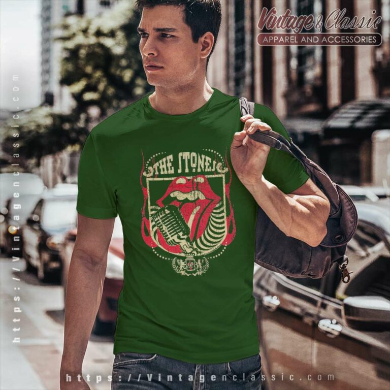 The Rolling Stones Licks Mic T Shirt The Rolling Stones Licks Mic T Shirt