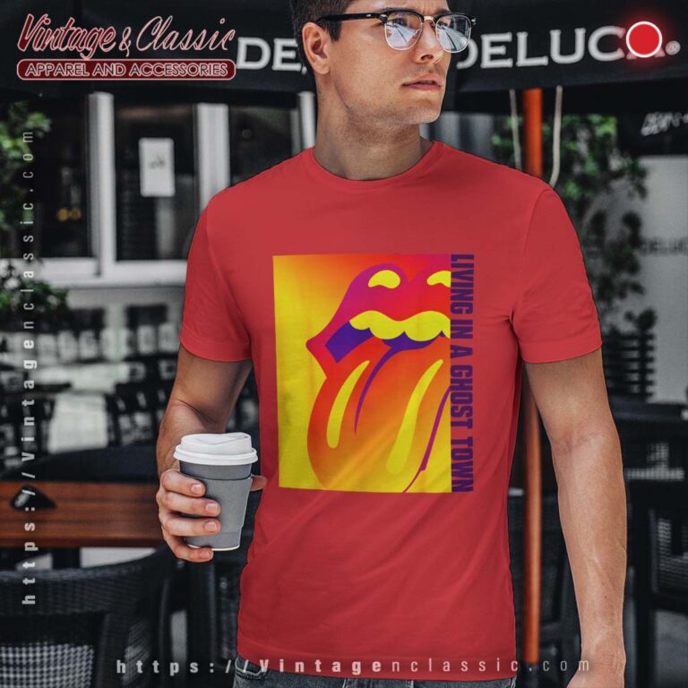 The Rolling Stones Living In A Ghost Town Tshirt The Rolling Stones Living In A Ghost Town Tshirt