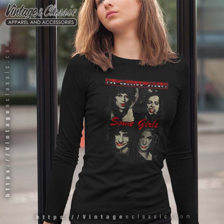 The Rolling Stones Red Lipstick Some Girls Longsleeves The Rolling Stones Red Lipstick Some Girls Longsleeves