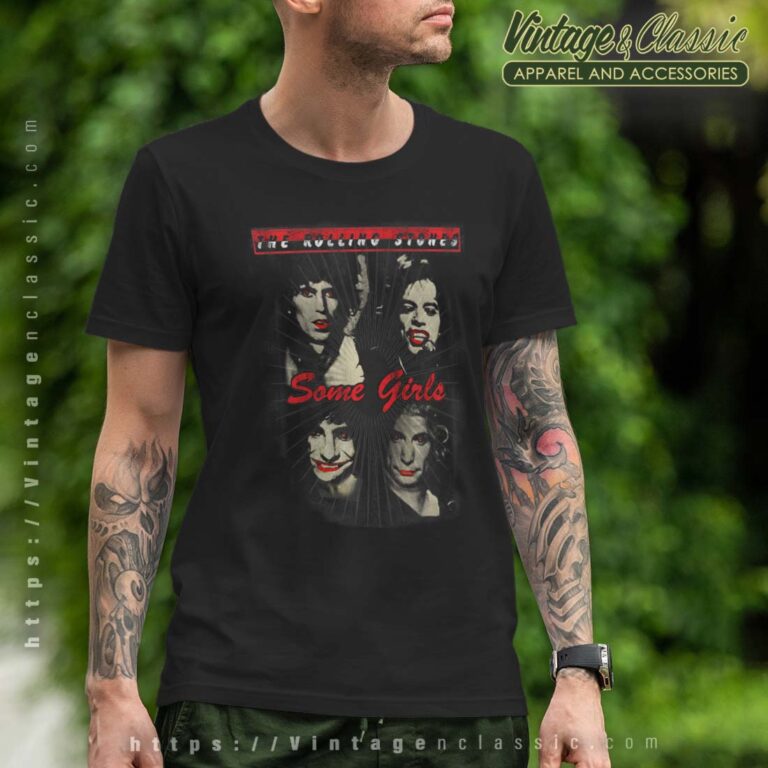 The Rolling Stones Red Lipstick Some Girls Shirt The Rolling Stones Red Lipstick Some Girls Shirt
