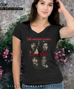The Rolling Stones Red Lipstick Some Girls Vneck