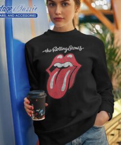 The Rolling Stones Script Tongue Sweatshirt