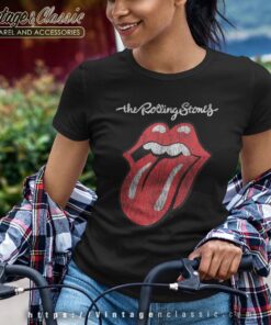 The Rolling Stones Script Tongue Tshirt