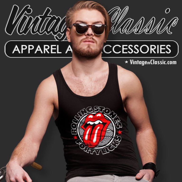 The Rolling Stones Shirt Forty Licks Tank Top Racerback The Rolling Stones Shirt Forty Licks Tank Top Racerback
