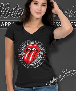 The Rolling Stones Shirt Forty Licks V Neck TShirt