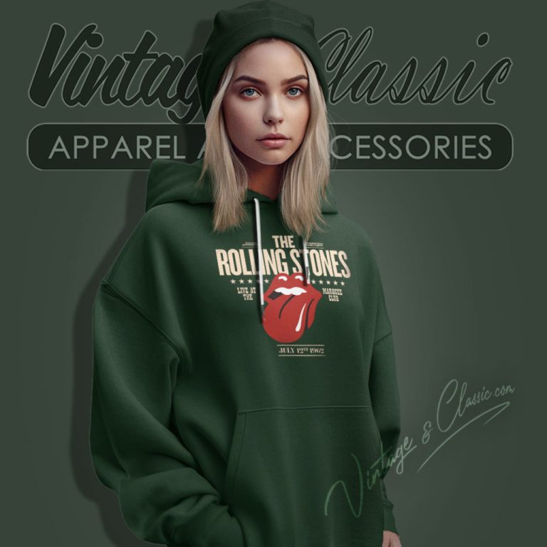 The Rolling Stones Shirt Marquee Live Hoodie The Rolling Stones Shirt Marquee Live Hoodie