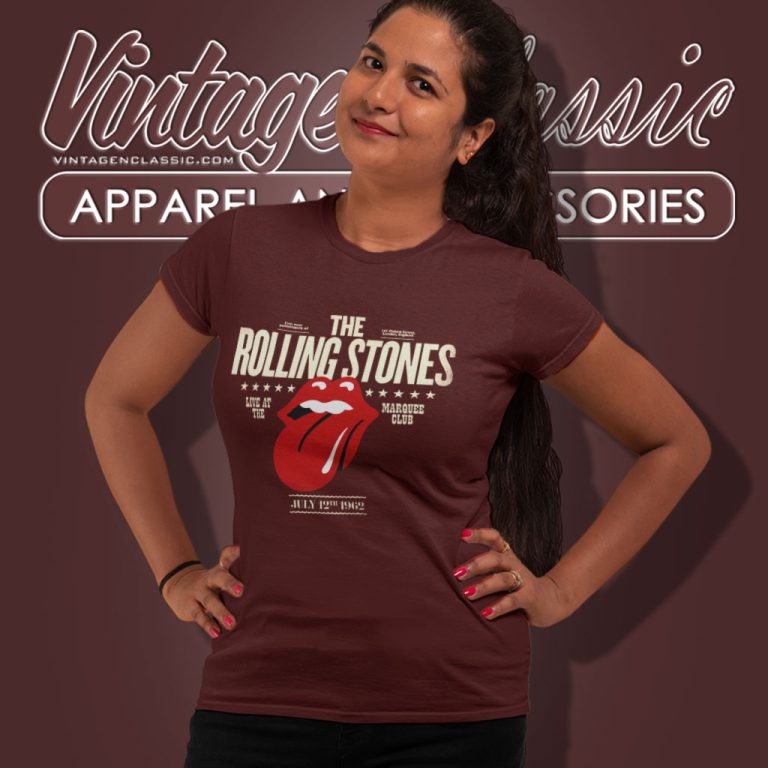 The Rolling Stones Shirt Marquee Live Women T Shirt The Rolling Stones Shirt Marquee Live Women T Shirt