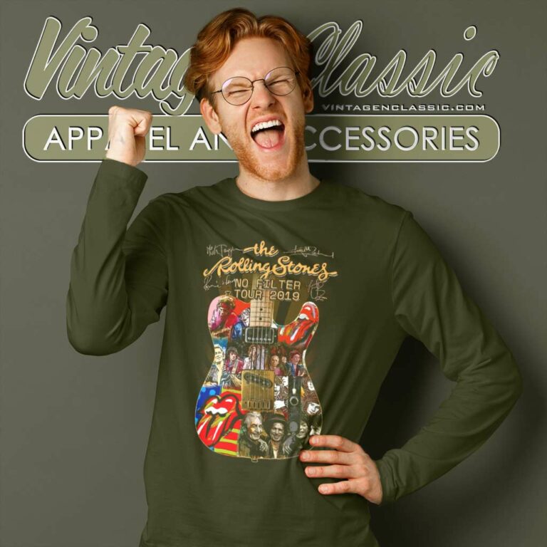 The Rolling Stones Shirt No Filter Tour 2019 Long Sleeve Tee The Rolling Stones Shirt No Filter Tour 2019 Long Sleeve Tee