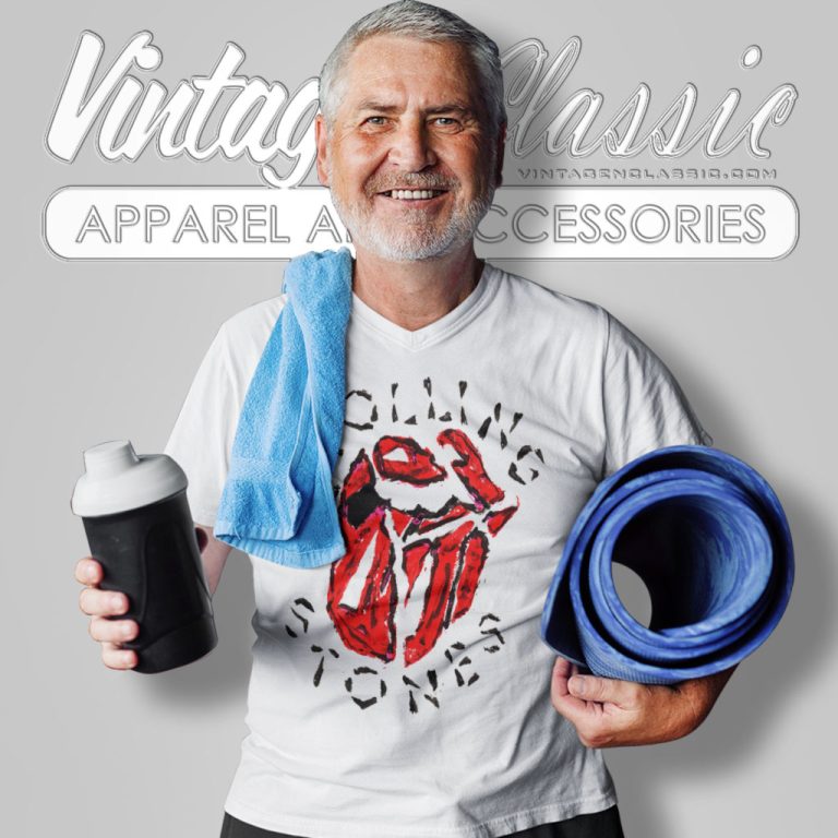 The Rolling Stones Shirt Painted Diamond Tongue V Neck TShirt The Rolling Stones Shirt Painted Diamond Tongue V Neck TShirt