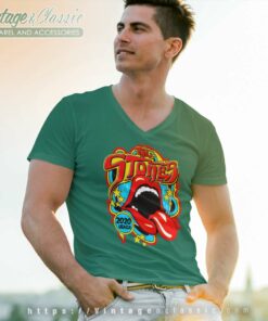 The Rolling Stones Shirt Usa Ca No Filter Tour V Neck TShirt
