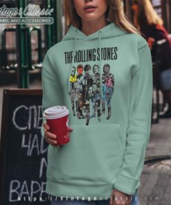 The Rolling Stones Silhouette Collage Premium Shirt 5 The Rolling Stones Silhouette Collage Premium Hoodie