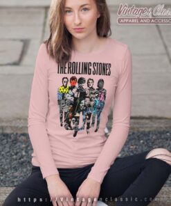 The Rolling Stones Silhouette Collage Premium Shirt 4 The Rolling Stones Silhouette Collage Premium Longsleeves