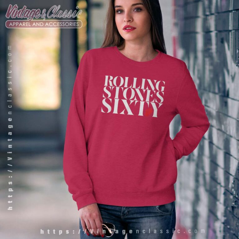 The Rolling Stones Sixty Sweatshirt The Rolling Stones Sixty Sweatshirt