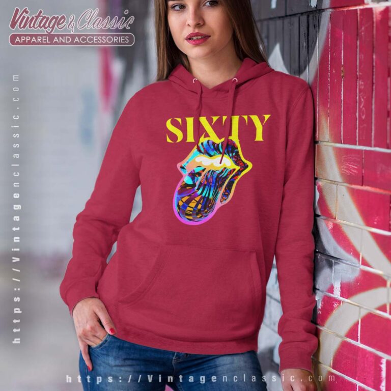 The Rolling Stones Sixty Tongue Hoodie The Rolling Stones Sixty Tongue Hoodie