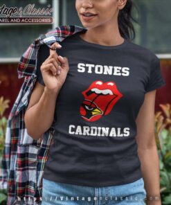 The Rolling Stones St Louis Cardinals Lips Women TShirt