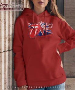The Rolling Stones Stones UK Flag Premium Hoodie