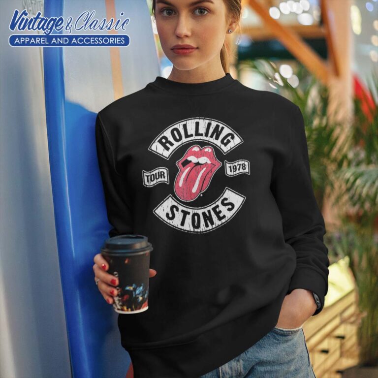 The Rolling Stones Tour 1978 Sweatshirt The Rolling Stones Tour 1978 Sweatshirt